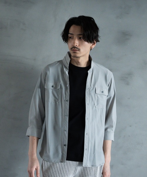 RATTLE TRAP（ラトルトラップ） シャツ 半袖 スタンドカラー BDU