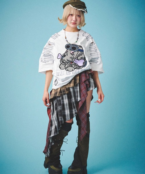 GALFY tシャツ GALFY-闇に染まりし反戦Tee メンズ レディース