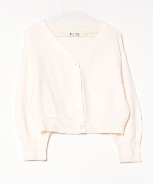 SNIDEL（スナイデル） ニットカーディガン ONE SIZE ベージュ