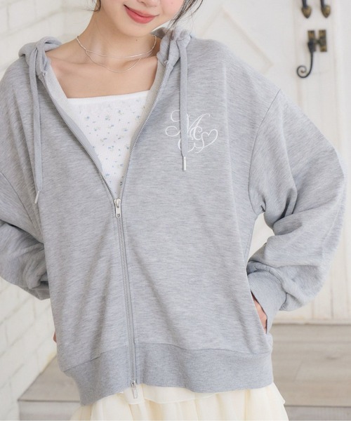 Emsexcite（エムズエキサイト） tシャツ 裏毛BIGパーカー レディース