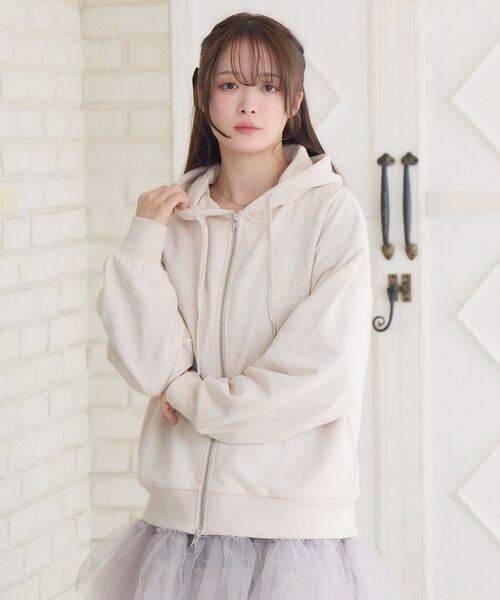 Emsexcite（エムズエキサイト） tシャツ 裏毛BIGパーカー レディース