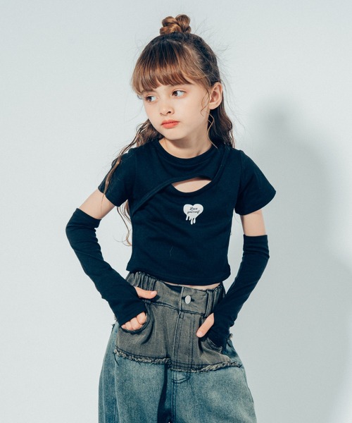 最新入荷 URBAN 「2点セット」カットデザインロゴTシャツ+ tシャツ CHERRY Tシャツ・アパレル