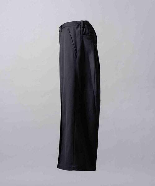 ち*お様 メゾンスペシャル ウールミックスダブルクロスボックスタックワイドパンツ MAISON SPECIAL（メゾンスペシャル）の「《UNISEX》Wool Mixed
