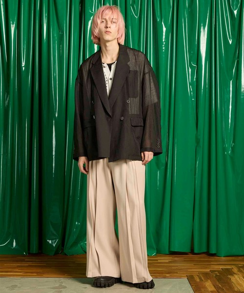 MAISON SPECIAL スラックス 「UNISEX」Wool Mixed Double Cloth