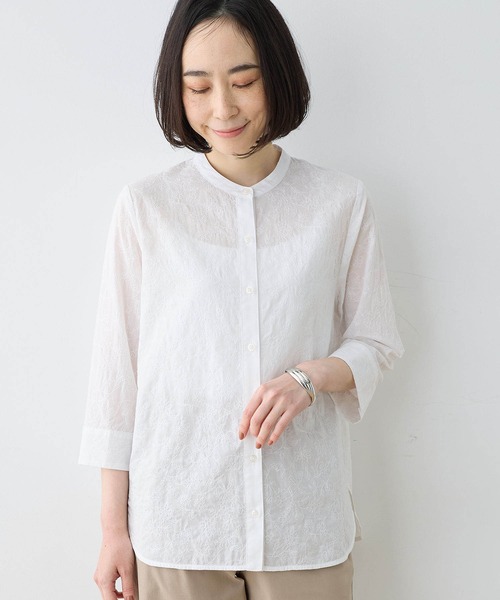 DECOY SINCE 1981 ブラウス シャツ 「2025年春夏」刺しゅう