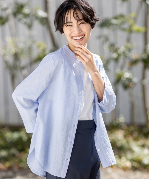 DECOY SINCE 1981 ブラウス シャツ 「2025年春夏」刺しゅう