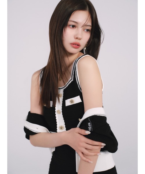 LILY BROWN×MARY QUANT 　ノースリーブミニワンピース LILY BROWN ワンピース 「LILY BROWN×MARY QUANT」デイジー