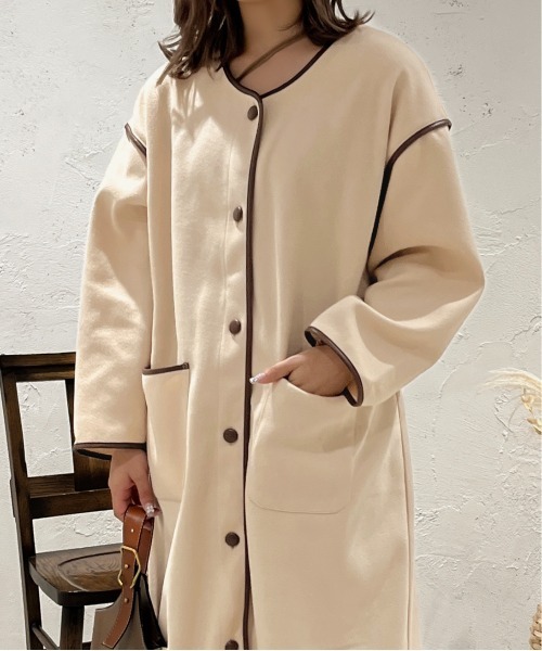 【apres jour clair】ダッフルボアコート　アイボリー apres jour（アプレジュール） ダッフルコート コート フェイクファー