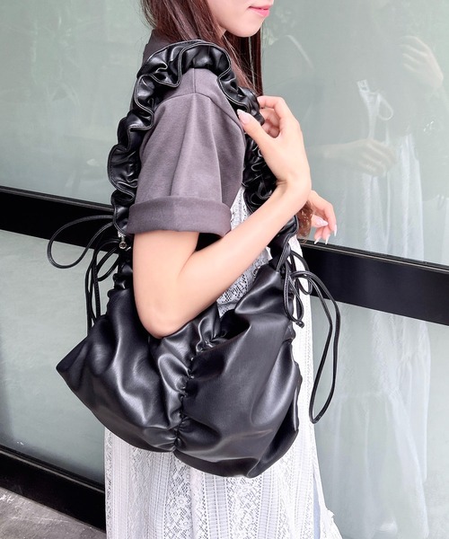 INGNI（イング） ショルダーバッグ バッグ ギャザーショルダーバッグ
