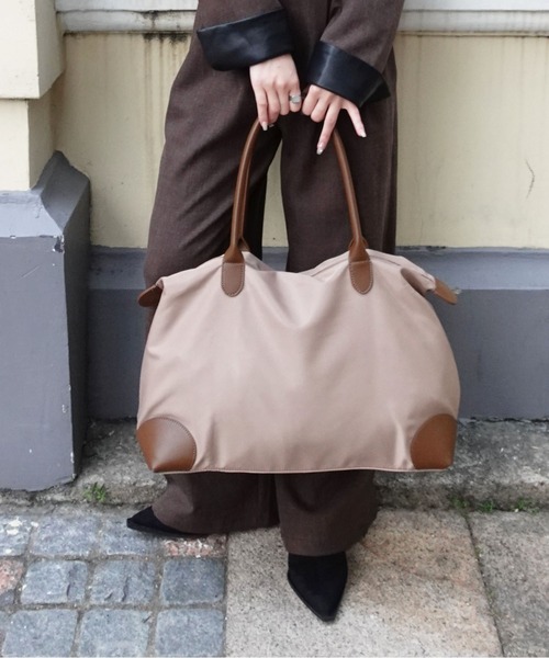 unnu（ユヌ） ボストンバッグ ナイロンラージボストン トラベルバッグ