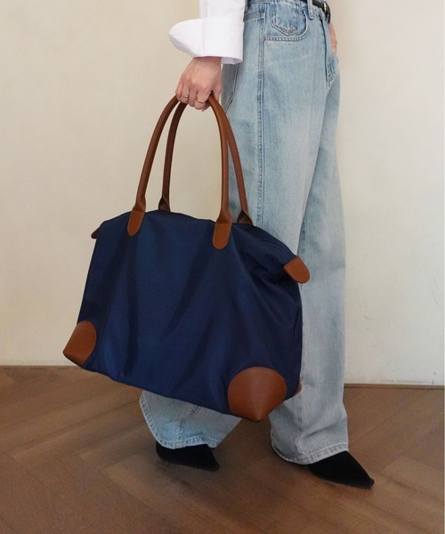 unnu（ユヌ） ボストンバッグ ナイロンラージボストン トラベルバッグ