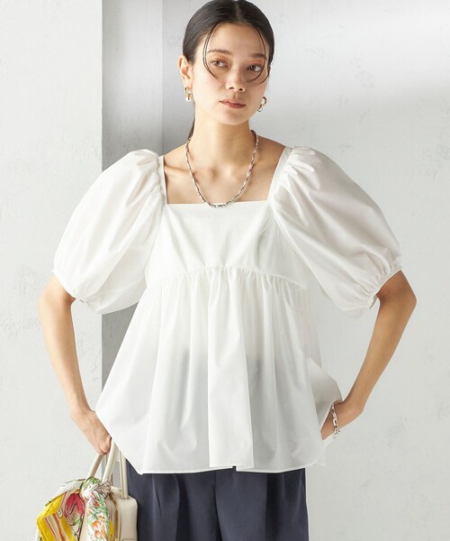 ブラウス シャツ 「WEB限定・洗える」BackSatinette ブラウス レディース 楽天市場】【店内全品20％OFFクーポン】8/11 1:59まで□スクエア