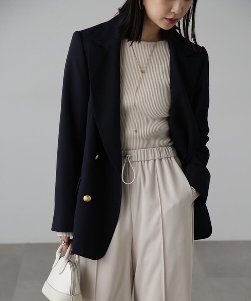 [FREE'S MART] tailored jacket SMALL оттенок коричневого прочее 2 женский 
