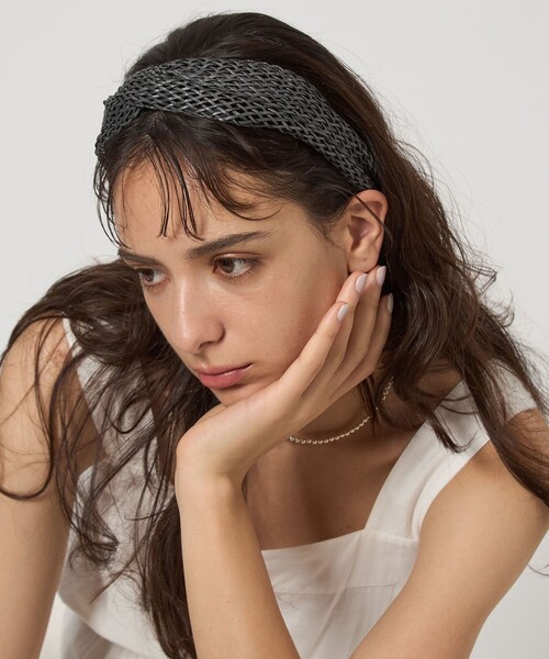 カチューシャ green label relaxing カチューシャ クロス メッシュ シート