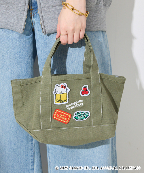 SLOBE IENA Hello Kitty ワッペンランチトート SLOBE IENA｜《WEB限定/追加3》Hello Kitty ワッペンランチ