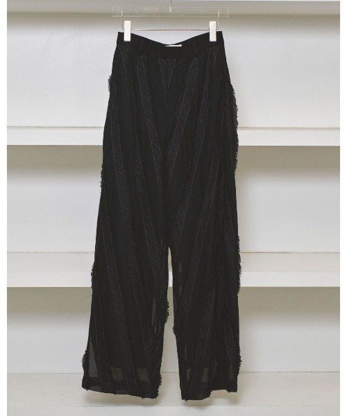 TODAYFUL パンツ Sheer Jacquard Trousers 12510705 レディース