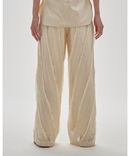 TODAYFUL パンツ Sheer Jacquard Trousers 12510705 レディース