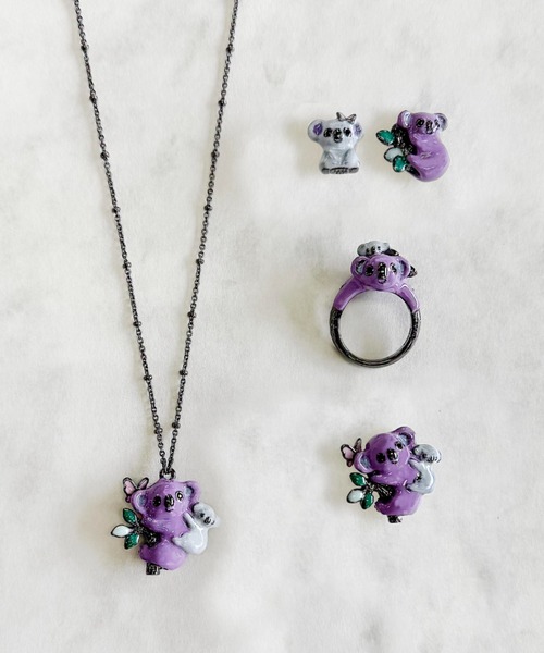 すぐ届く☆国内発送 ANNASUI(アナスイ)コアラ親子リング 指輪 ANNA SUI 指輪 リング コアラ親子モチーフ レディース