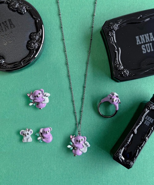 すぐ届く☆国内発送 ANNASUI(アナスイ)コアラ親子リング 指輪 ANNA SUI 指輪 リング コアラ親子モチーフ レディース