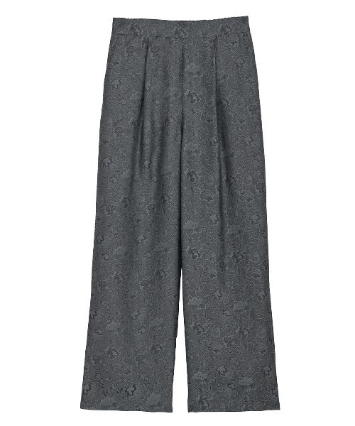 Ameri（アメリ） ワイドパンツ パンツ MEDI LILY JACQUARD STRAIGHT