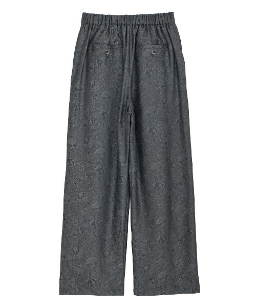 Ameri（アメリ） ワイドパンツ パンツ MEDI LILY JACQUARD STRAIGHT