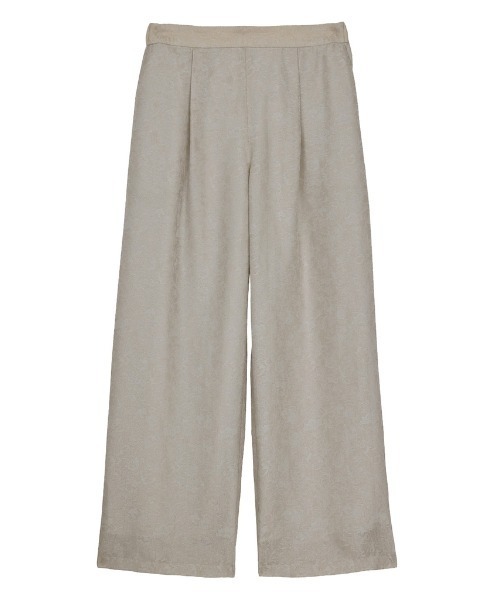 Ameri（アメリ） ワイドパンツ パンツ MEDI LILY JACQUARD STRAIGHT