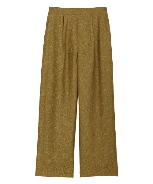 Ameri（アメリ） ワイドパンツ パンツ MEDI LILY JACQUARD STRAIGHT