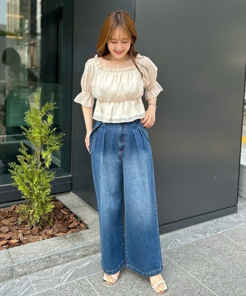 glamlips ラメ SHEER ヌーディー ブラウス シャツ⭐︎完売品⭐︎ glamlips ラメ SHEER ヌーディー ブラウス シャツ⭐︎完売品⭐︎