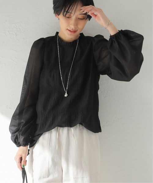 Spick＆Span 「Spick & Span」 長袖ブラウス FREE ブラック