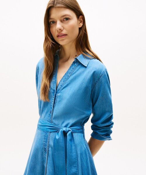 TOMMY HILFIGER（トミー・ヒルフィガー） ワンピース シャンブレー