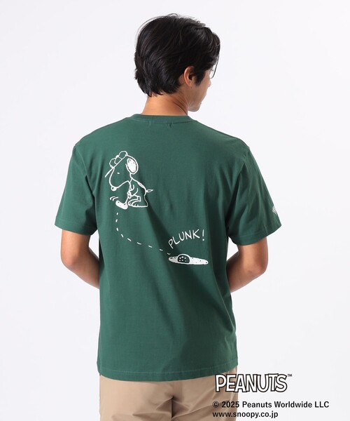 BEAMS GOLF tシャツ 「UNISEX」PEANUTS スヌーピー バック