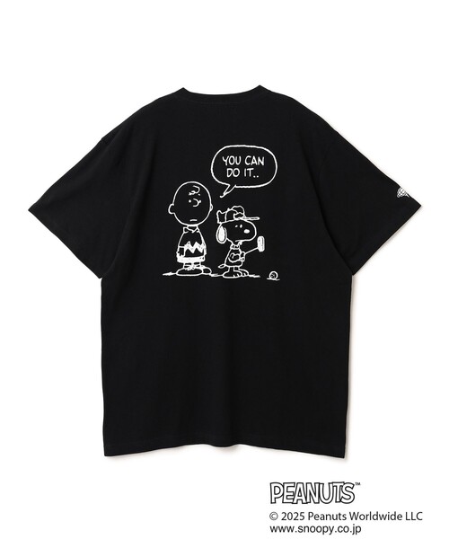BEAMS GOLF tシャツ 「UNISEX」PEANUTS スヌーピー バック