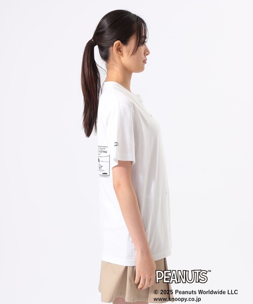BEAMS GOLF tシャツ 「UNISEX」PEANUTS スヌーピー バック