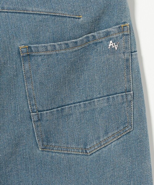 未使用　ASTRAET コーティングデニムパンツ　UNISEX M ASTRAET＞コーティング BIG バルーンデニムパンツ UNISEX（デニム