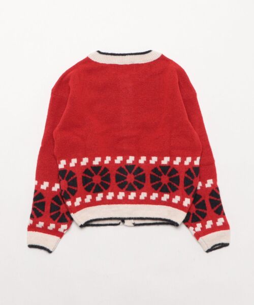 カーディガン Kaleidoscope jacquard cardigan キッズ 子供服 男の子 女の子の画像