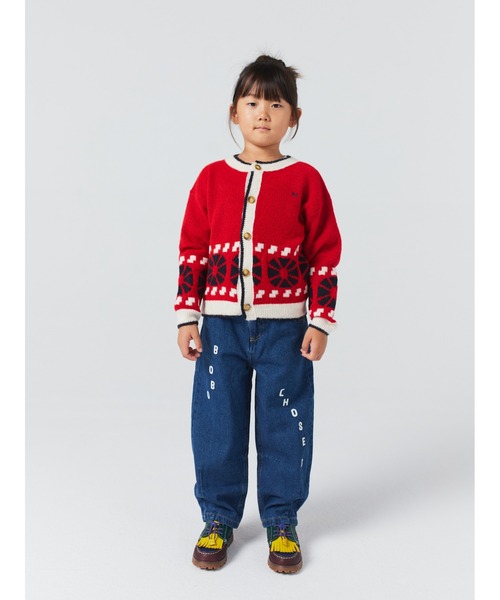 カーディガン Kaleidoscope jacquard cardigan キッズ 子供服 男の子 女の子の画像