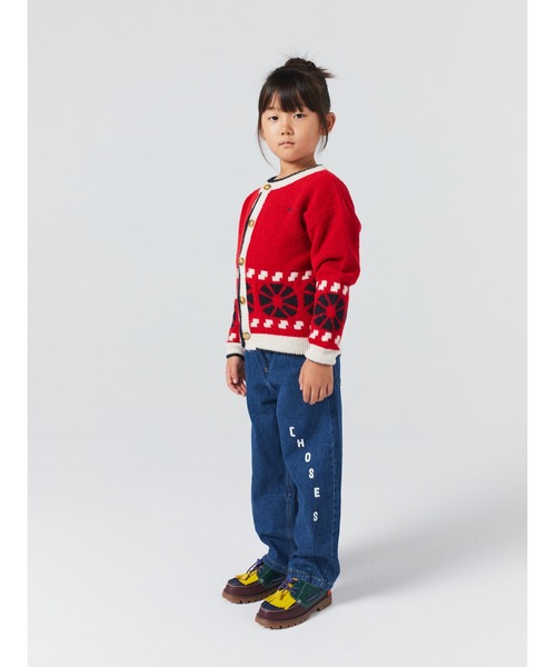 カーディガン Kaleidoscope jacquard cardigan キッズ 子供服 男の子 女の子の画像