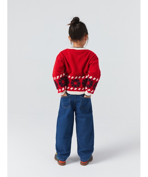 カーディガン Kaleidoscope jacquard cardigan キッズ 子供服 男の子 女の子の画像