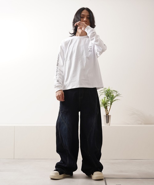 ジーンズ ワンウォッシュ バレルレッグ デニム / One-washed Barrel