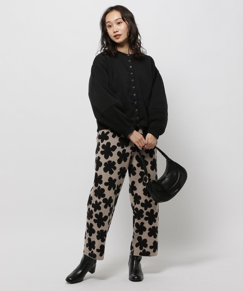 「niko and...」 カーディガン LARGE レッド レディース
