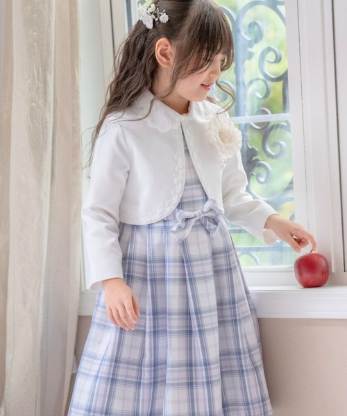 フォーマル 発表会 卒園式 入学式 丸襟ワンピースとボレロのアンサンブル キッズ 子供服 女の子 | Catherine Cottage | 07