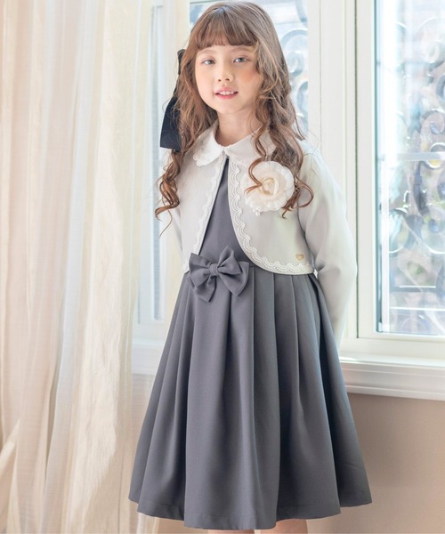 フォーマル 発表会 卒園式 入学式 丸襟ワンピースとボレロのアンサンブル キッズ 子供服 女の子 | Catherine Cottage | 10