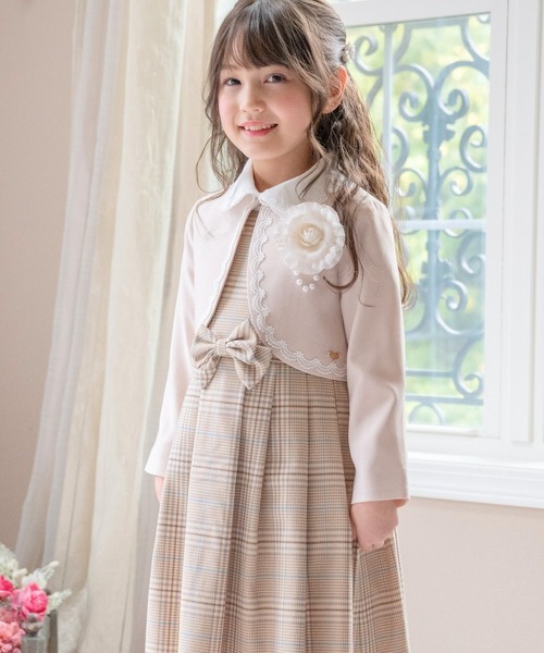 フォーマル 発表会 卒園式 入学式 丸襟ワンピースとボレロのアンサンブル キッズ 子供服 女の子 | Catherine Cottage | 17