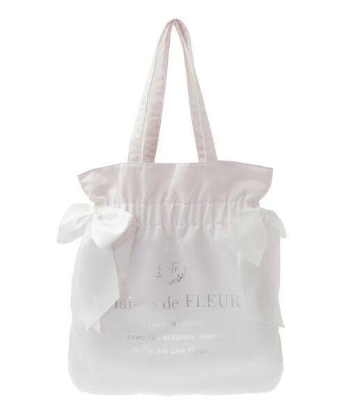 Maison de FLEUR（メゾンドフルール） トートバッグ ダブルリボン