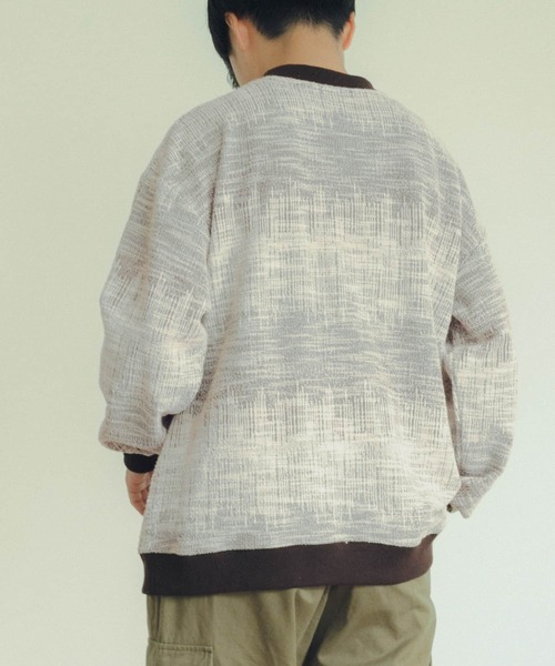 「ITEMS URBANRESEARCH」 長袖Tシャツ LARGE ブラウン メンズ
