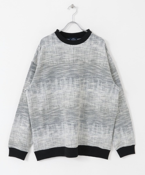 「ITEMS URBANRESEARCH」 長袖Tシャツ LARGE ブラウン メンズ