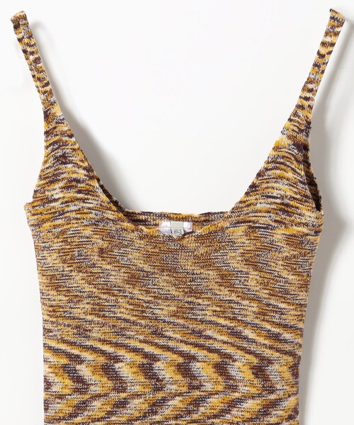 baserange ニットキャミソール FREAK'S STORE キャミソール BASERANGE/ベースレンジ FLUTE TANK