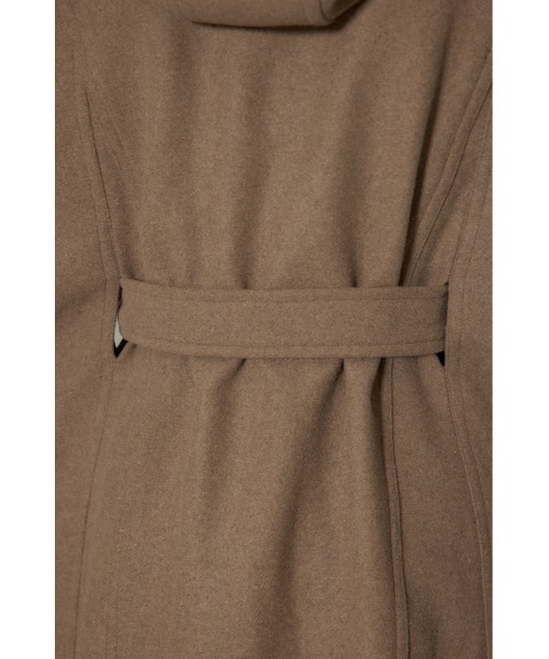 rienda（リエンダ） ポンチョ ウールMIXフードポンチョコート 秋服 冬