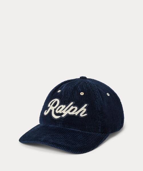 POLO RALPH LAUREN キャップ 帽子 The Ralph ロゴ コーデュロイ