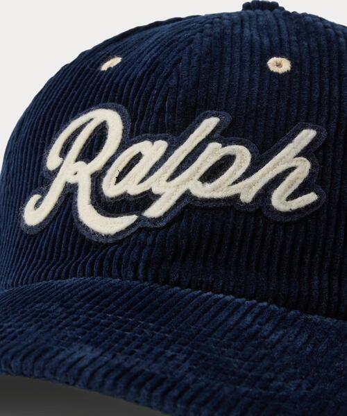 POLO RALPH LAUREN キャップ 帽子 The Ralph ロゴ コーデュロイ